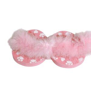 Build A Bear Workshop Pink Feathery Shoes Sandals